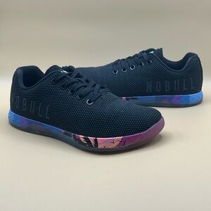NoBull Outwork Black Purple CrossFit Trainer Training Shoes - Women’s Size 7